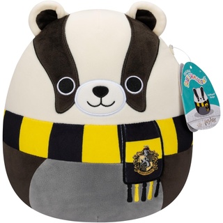 Squishmallows SQWB00066 - Harry Potter Hufflepuff 25 cm, offizielles Kelly Toys Plüsch, superweiches Kuscheltier