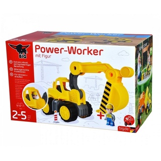 BIG Spielzeug-Bagger 800054835 BIG-Power-Worker Bagger + Figur