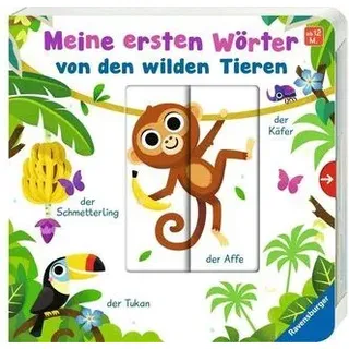 RAVENSBURGER 41686 Meine ersten Wörter: wilde Tiere