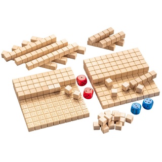 Wissner® aktiv lernen Lernspielzeug Mathespiel - Hunderterraum, Addition & Subtraktion RE-Wood®, RE-Plastic®
