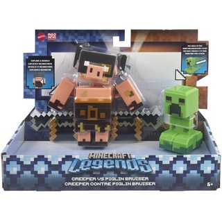 Mattel - Minecraft Legends Creeper vs Piglin Brute