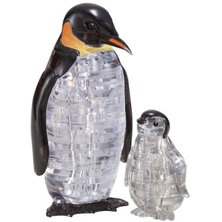 HCM Kinzel 59187 3D Crystal Puzzle-Pinguinpaar, Bunt