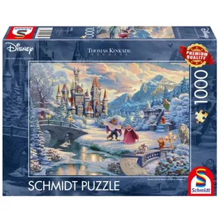 Schmidt Spiele - Erwachsenenpuzzle - Disney, Die Schöne und das Biest