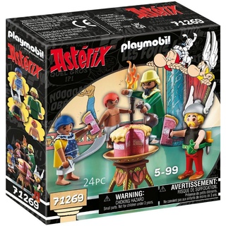 Playmobil® Konstruktions-Spielset Pyradonis' vergiftete Torte (71269), Asterix, (24 St), Made in Europe bunt