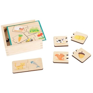 - Wooden Puzzle Animals and their Food Holz