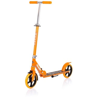 Chipolino Kinderroller Omega PU Räder ABEC-7 Lager verstellbar faltbar Bremse orange