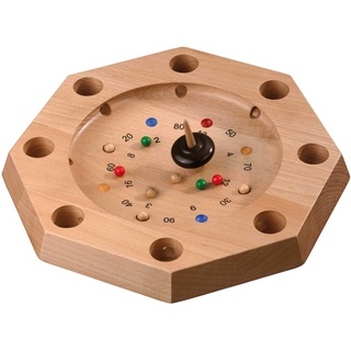 Philos 3116 - Tiroler Roulette Octagon aus Buche, Aktionsspiel