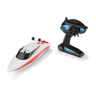 Revell RC Boot Sundancer, mit Schutzschaltung - die Propeller Laufen erst im Wasser Control Ferngesteuertes Boot, 31,5 cm, Weiß/Rot