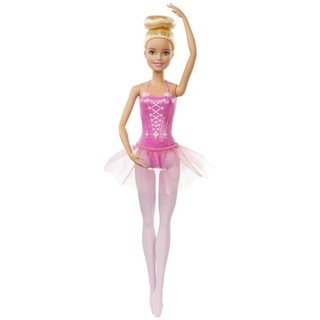 Barbie You Can Be Anything Series, Ballerina, Puppe Ballerina mit blonden Haaren und rosa Tutu, inkl Puppe, Geschenk für Kinder, Spielzeug ab 3 Jahre,GJL59