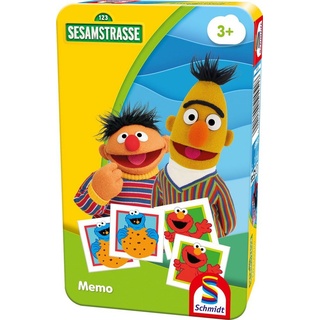 Schmidt Spiele Spiel, Reisespiel Legekartenspiel Sesamstraße Memo 51451