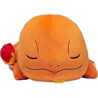 Jazwares Pokémon Plüschfigur Glumanda schlafend 45 cm (23.01 cm)