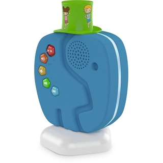 TechniSat TECHNIFANT Lautsprecher (1 W, Audioplayer, Leistungsstarker Akku, Bluetooth, Mit MP3 bespielbar) blau