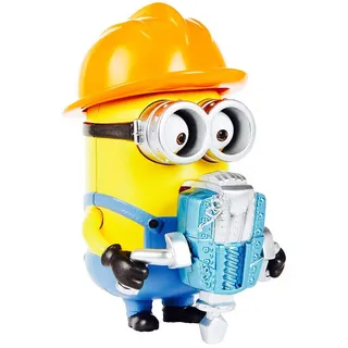 Mattel Minions GMF03 : Auf der Suche nach dem Mini-Boss" Loud N’ Rowdy Dave, sprechende Actionfigur mit Presslufthammer, Filmfigur-Spielzeug, für Kinder ab 4 Jahren