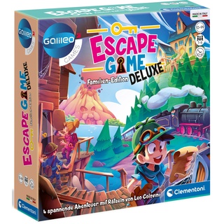 Spiel CLEMENTONI "Galileo, Escape Game Deluxe" Spiele bunt Kinder Altersempfehlung Made in Europe