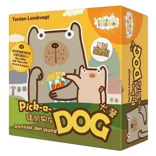 Jolly Thinkers Spiel JT006 - Pick-a-Dog, Familienspiel, Familienspiel bunt