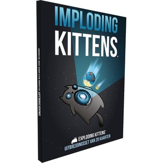 Imploding Kittens NL – Kartenspiel – Erweiterung für Exploding Kittens – Partyspiel – Für die ganze Familie [NL]