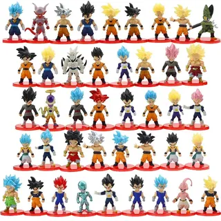 21-teiliges Set Dragon Ball Super Son Goku Vegeta Broly Buu Actionfiguren-Set Anime-Figuren Ultra Instinct Modell Geschenke Spielzeug