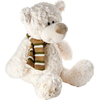 Mousehouse Gifts Weiß 25cm großer Teddybär Plüschbär Teddy bär crème