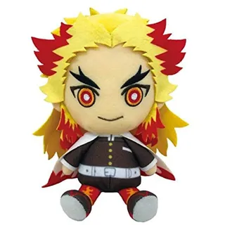 Bandai Demon Slayer Kimetsu no Yaiba Chibi Plush - Kyojuro Rengoku