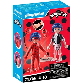 Playmobil® Konstruktions-Spielset Miraculous: Marinette & Ladybug (71336), Miraculous, (16 St), Made in Europe bunt
