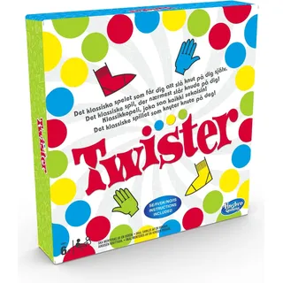 Hasbro Gaming Twister Twister-Spiel (Norwegisch, Schwedisch, Isländisch, Dänisch, Finnisch)