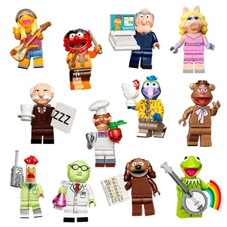 Auswahl: Lego Minifigures 71033 - The Muppets - Muppet Show Minfiguren Sammelfiguren (13 - Komplettsatz (12 Figuren))