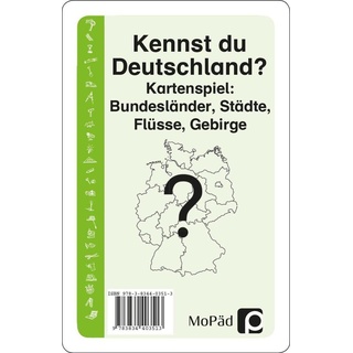 Kennst du Deutschland?: Kartenspiel: Bundesländer, Städte, Flüsse, Gebirge. 3./4. Klasse