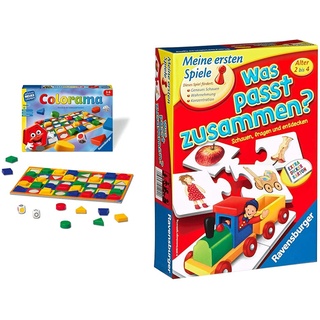 Ravensburger 24921 - Colorama - Zuordnungsspiel für die Kleinen - Spiel für Kinder ab 3 bis 6 Jahren & was passt zusammen? - Puzzelspiel für Kinder, Bildpaare zuordnen für 1-4 Spieler ab 2 Jahren