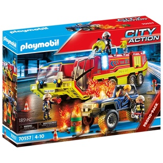 PLAYMOBIL City Action 70557 Feuerwehreinsatz mit Löschfahrzeug