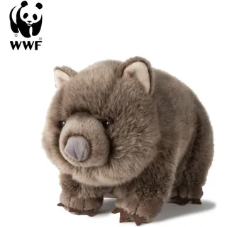 WWF Plüschtier Wombat (28cm) lebensecht Kuscheltier Stofftier Plüschfigur - Braun