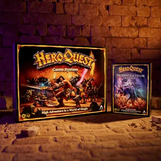 Hasbro Gaming HeroQuest Die Prophezeiung von Telor Abenteuerpack, HeroQuest Basisspiel erforderlich (Deutsch)