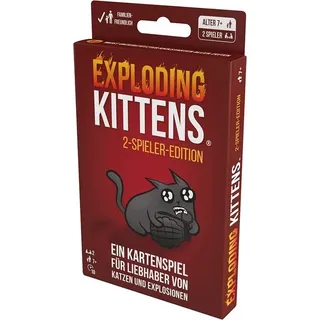 ASMODEE EXKD0019 Exploding Kittens 2-Spieler-Edition