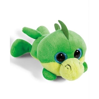 NICI GLUBSCHIS Drache McDamon 15cm - Liegender Kuscheltier Drache mit großen Glitzeraugen - 49296