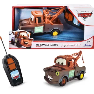 Jada Toys Cars RC Auto Hook (Mater) aus Disney Pixar Cars - ferngesteuertes Auto ab 4 Jahre, RC Single-Drive Spielzeugauto für Kinder, max. 6 km/h, 14 cm