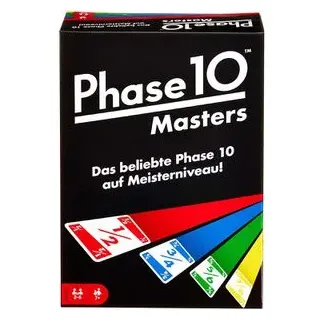 Mattel Kartenspiel FPW34 Phase 10 Masters, ab 7 Jahre, 2-6 Spieler