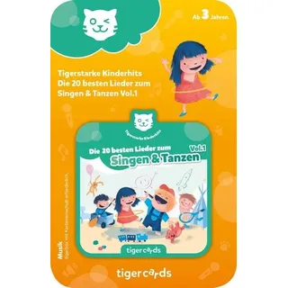 Tiger Media - Tigercards - Tigerstarke Kinderhits - Die 20 besten Lieder zum Singen & Tanzen Vol.1