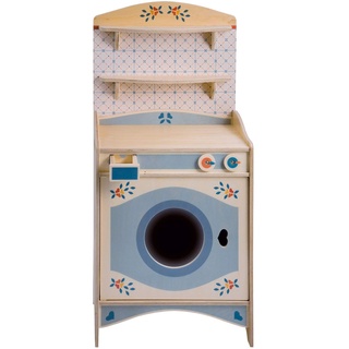 Dida - Spielküche, Waschmaschine, Teil Der 9 Teiligen Kompletten Kombi-Küche Aus Holz Für Kinder, Auch Einzeln Verkäuflich. Ideal Für Kindergärten Und Vorschulen