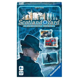 Ravensburger Spiel Ravensburger 22451 - Scotland Yard, Mitbringspiel für 2-4 Spieler,...