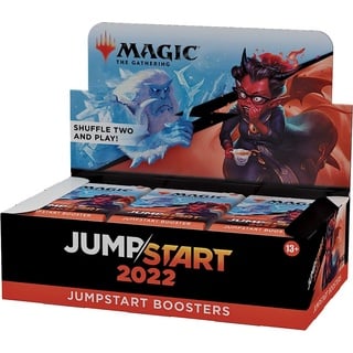 Magic the Gathering Sammelkarte Jumpstart 2022 Booster Display Englisch blau|rot