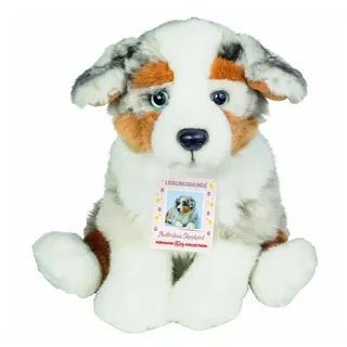 Teddy Hermann® Plüschfigur Australian Shepherd Welpe bunt