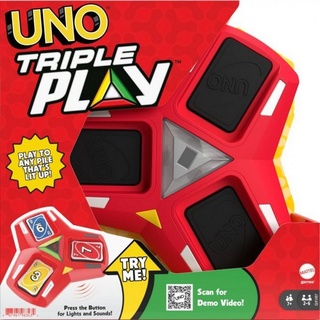 Mattel games Spiel, UNO Triple Play bunt