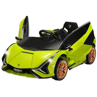 COSTWAY Elektro-Kinderauto 12V Lamborghini, 3-5km/h grün