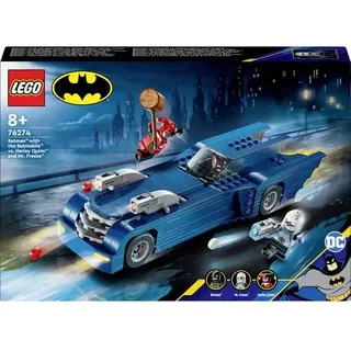 76274 LEGO® DC COMICS SUPER HEROES BatmanTM im BatmobilTM vs. Harley QuinnTM und Mr. FreezeTM