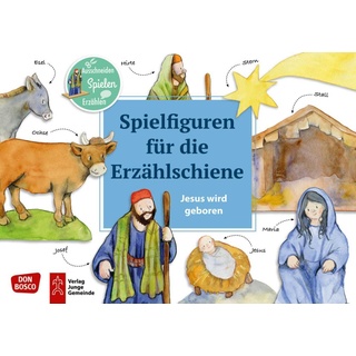 Spielfiguren Für Die Erzählschiene: Bibel  Heilige Und Vorbilder - Jesus Wird Geboren