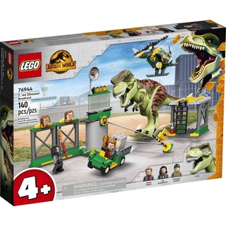 LEGO® Spielbausteine T. Rex Ausbruch (76944), LEGO® Jurassic World, (Klemmbausteine, ab 4 Jahren), 3 Minifiguren und ein T-Rex