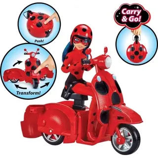 Miraculous Ladybug Scooter mit Puppe