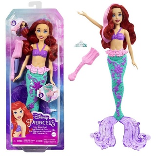 Mattel® Meerjungfrauenpuppe Disney Princess Arielle, mit Farbwechsel Disney Prinzessin lila