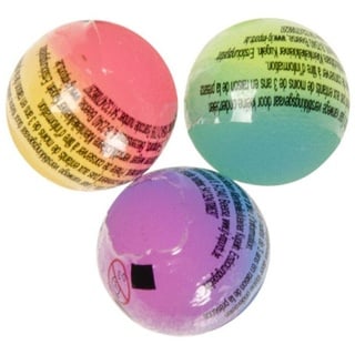 LG Designs Flummi Ball Mix Gummiball Dopsball Neon Frosted ca 25cm (12-St), Mitbringsel, Beutetaschenfüller, Mitgebsel