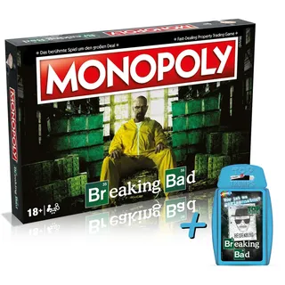 Monopoly - Breaking Bad (deutsch/englisch) + Top Trumps Brettspiel Gesellschaftsspiel