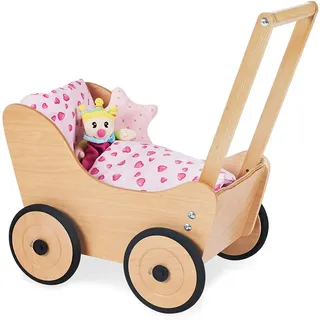 Puppenwagen PINOLINO "Sarah" beige (natur) Kinder Made in Europe